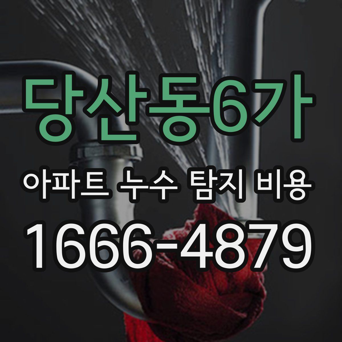 당산동6가 아파트 누수 탐지 비용