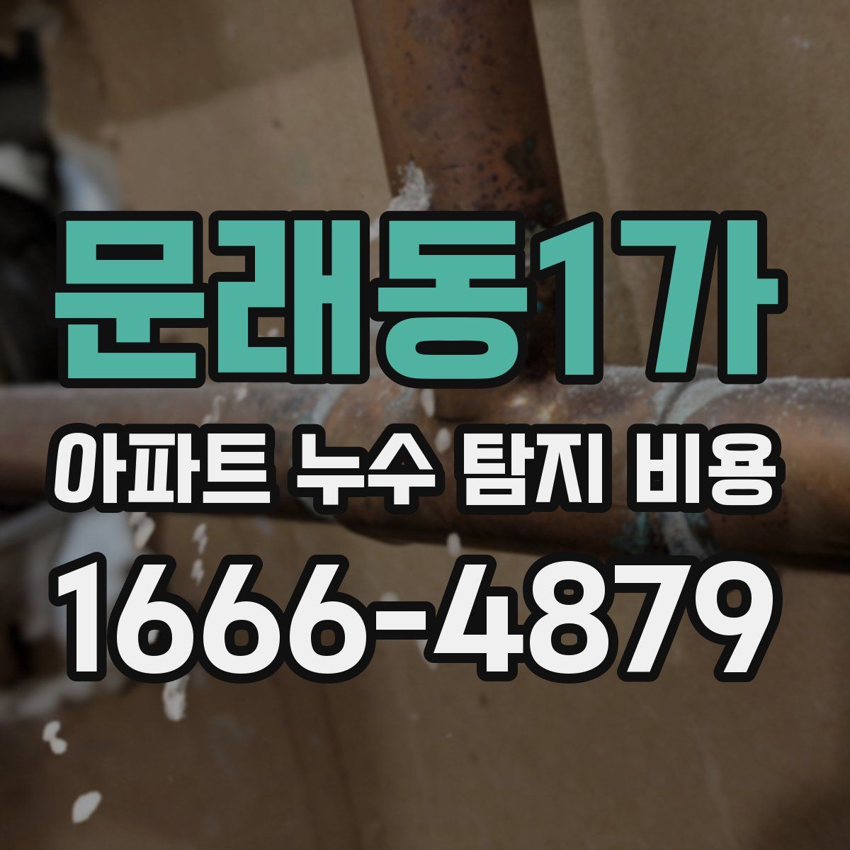 문래동1가 아파트 누수 탐지 비용