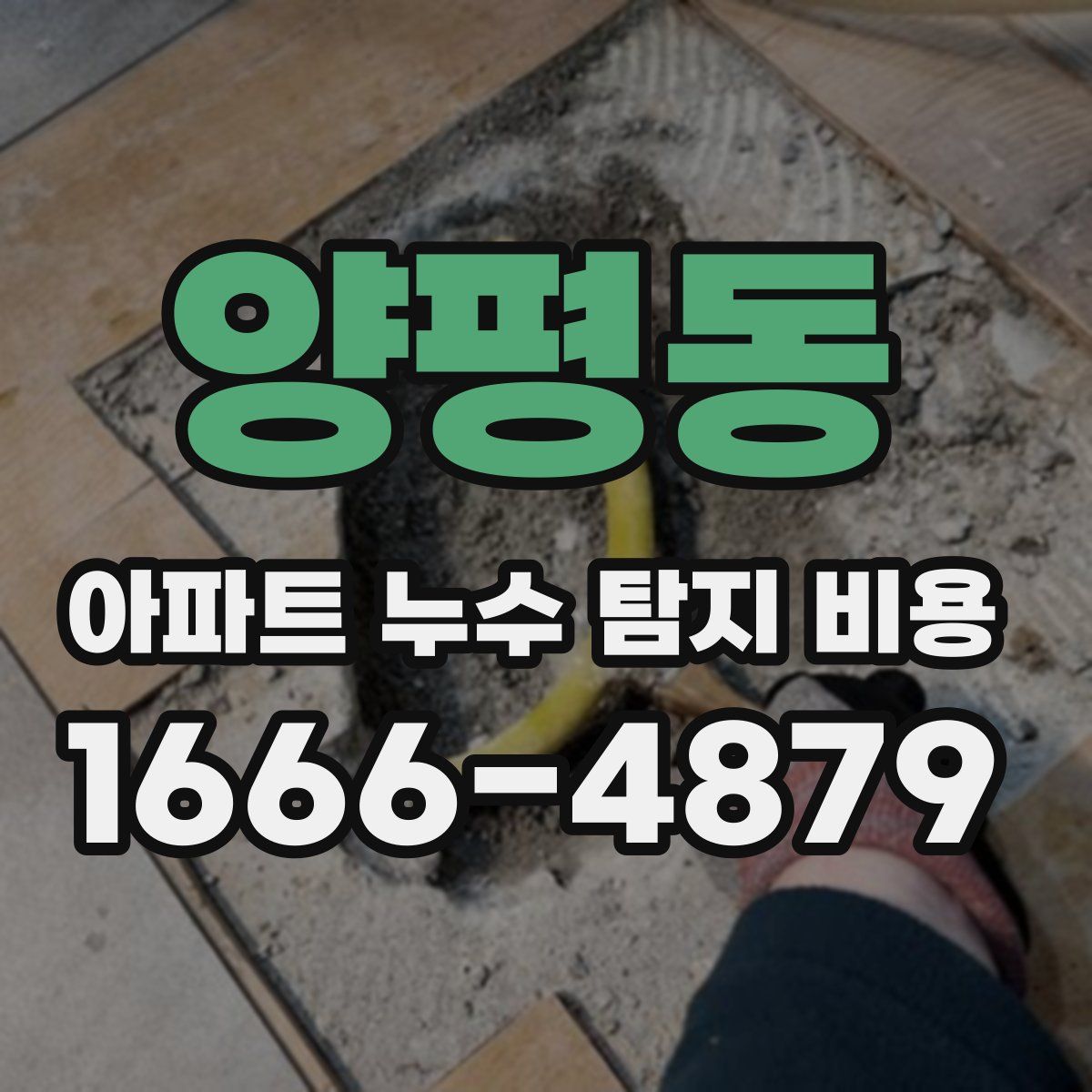 양평동 아파트 누수 탐지 비용