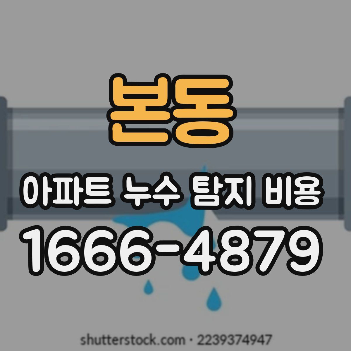 본동 아파트 누수 탐지 비용