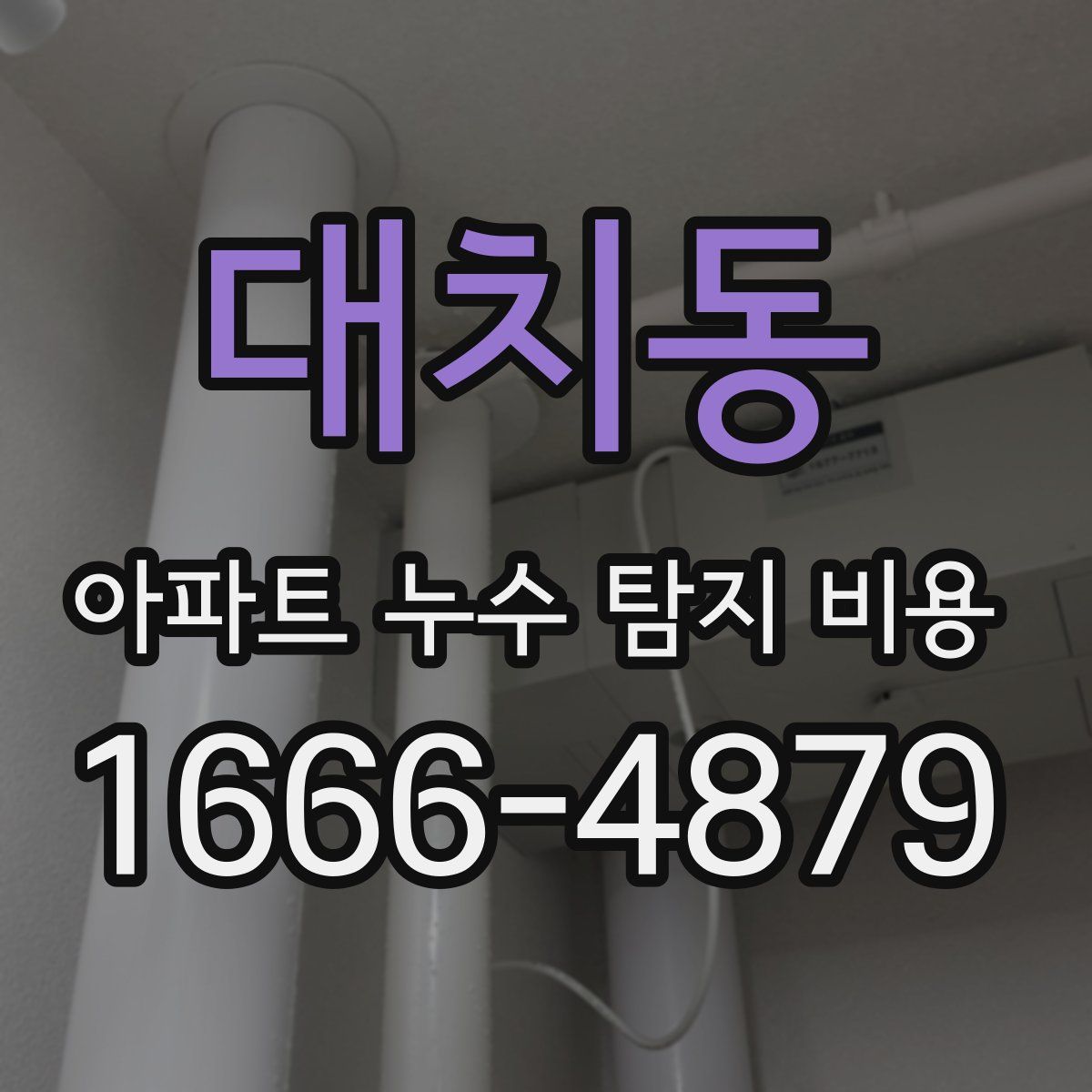 대치동 아파트 누수 탐지 비용