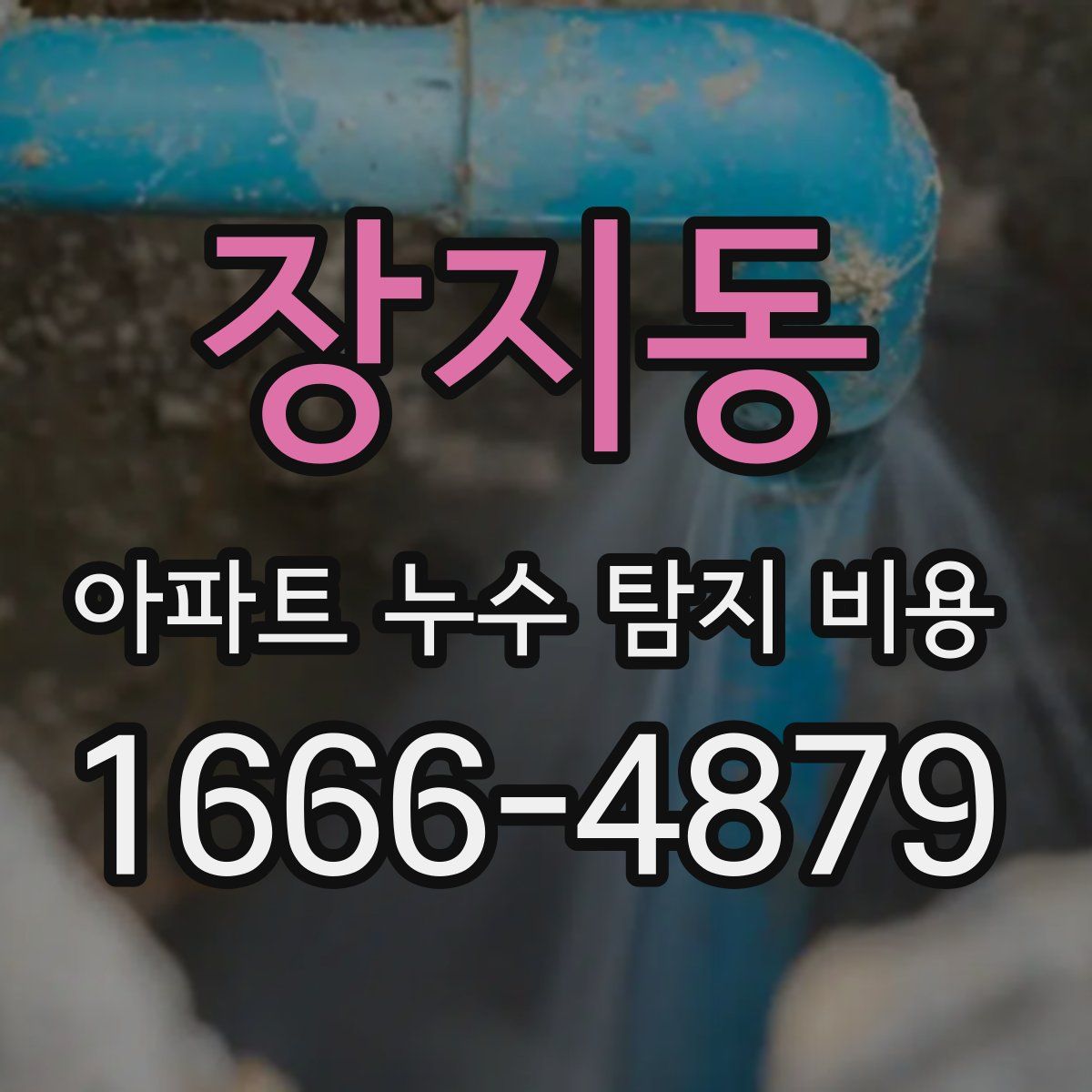 장지동 아파트 누수 탐지 비용