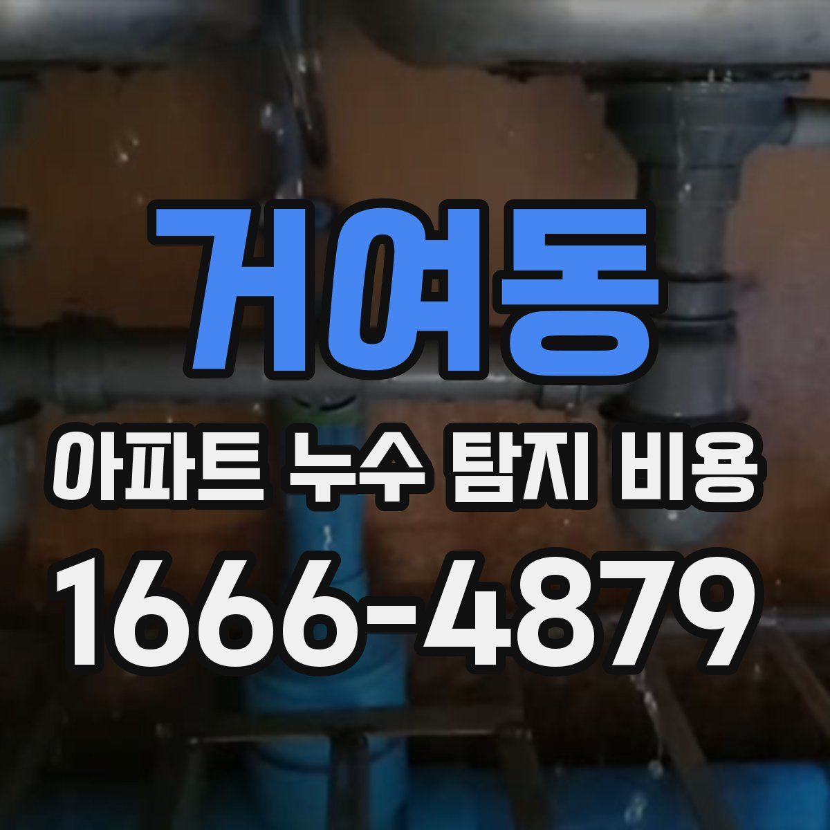 거여동 아파트 누수 탐지 비용
