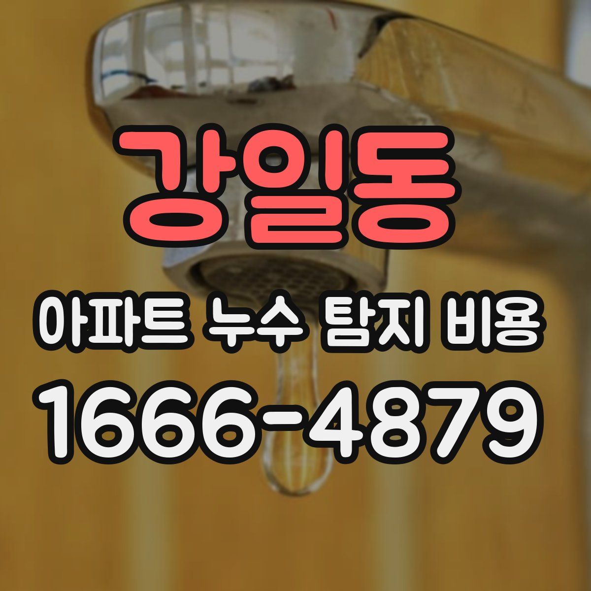 강일동 아파트 누수 탐지 비용