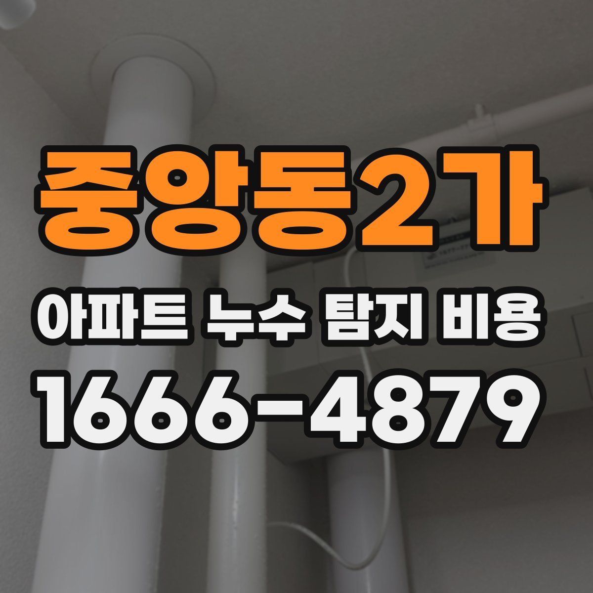 중앙동2가 아파트 누수 탐지 비용