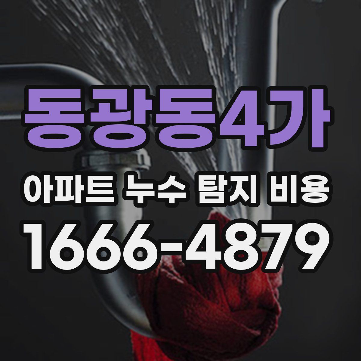 동광동4가 아파트 누수 탐지 비용