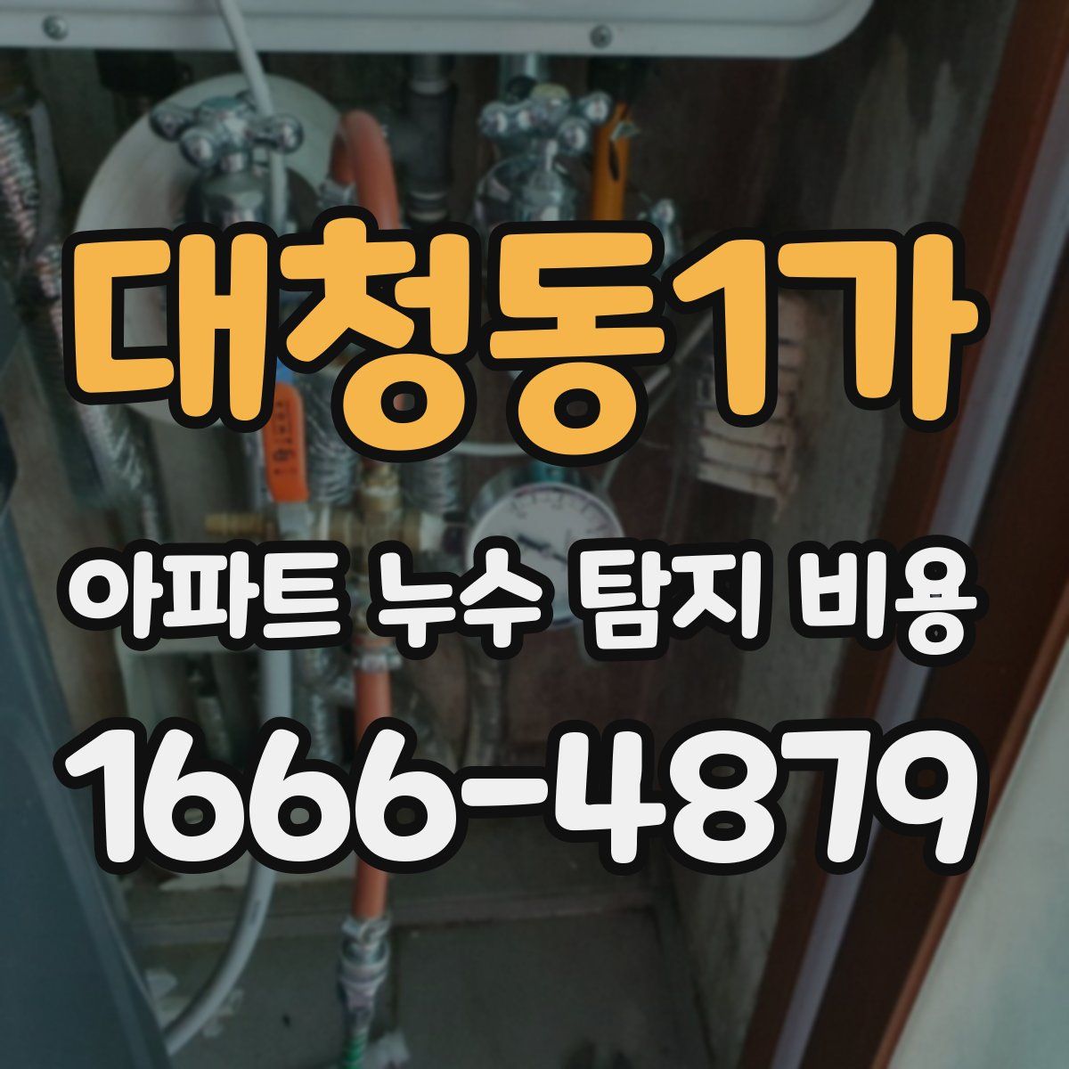 대청동1가 아파트 누수 탐지 비용