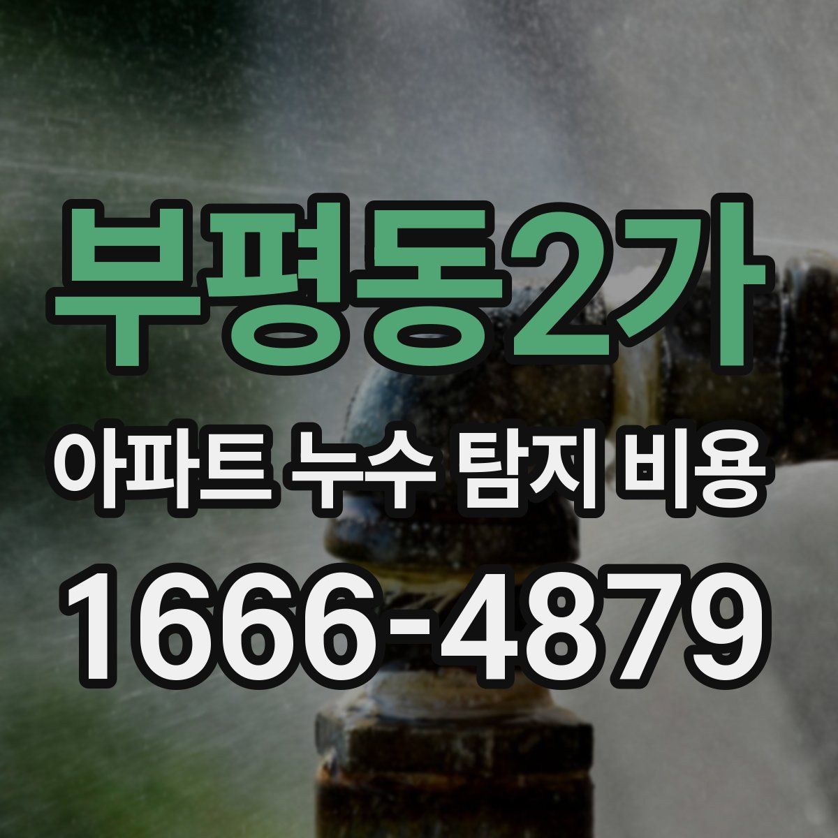 부평동2가 아파트 누수 탐지 비용
