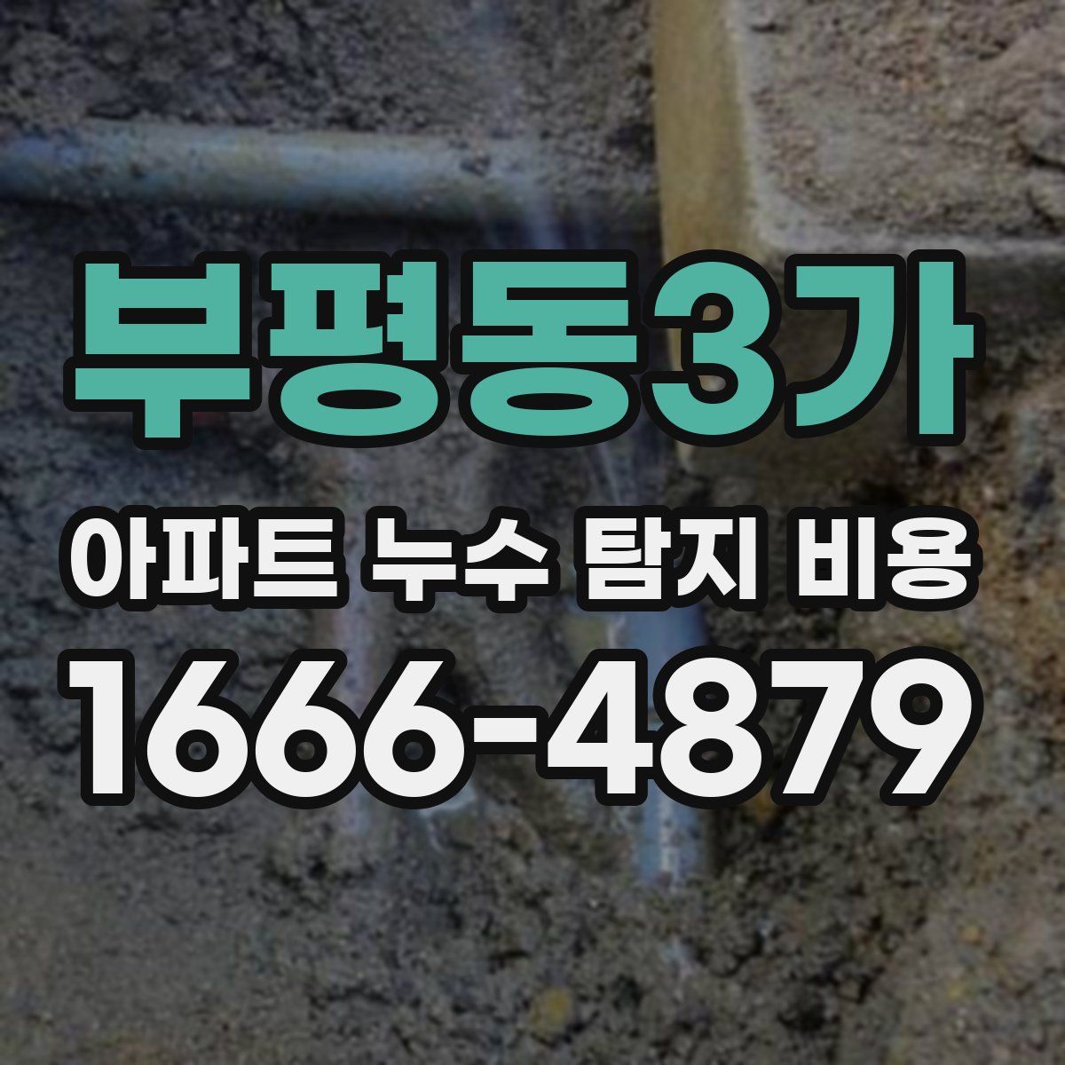 부평동3가 아파트 누수 탐지 비용