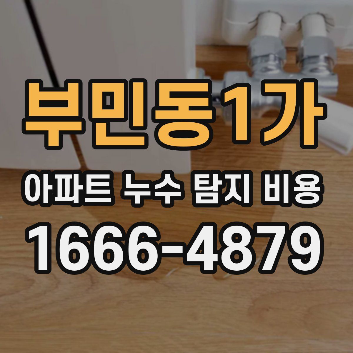 부민동1가 아파트 누수 탐지 비용