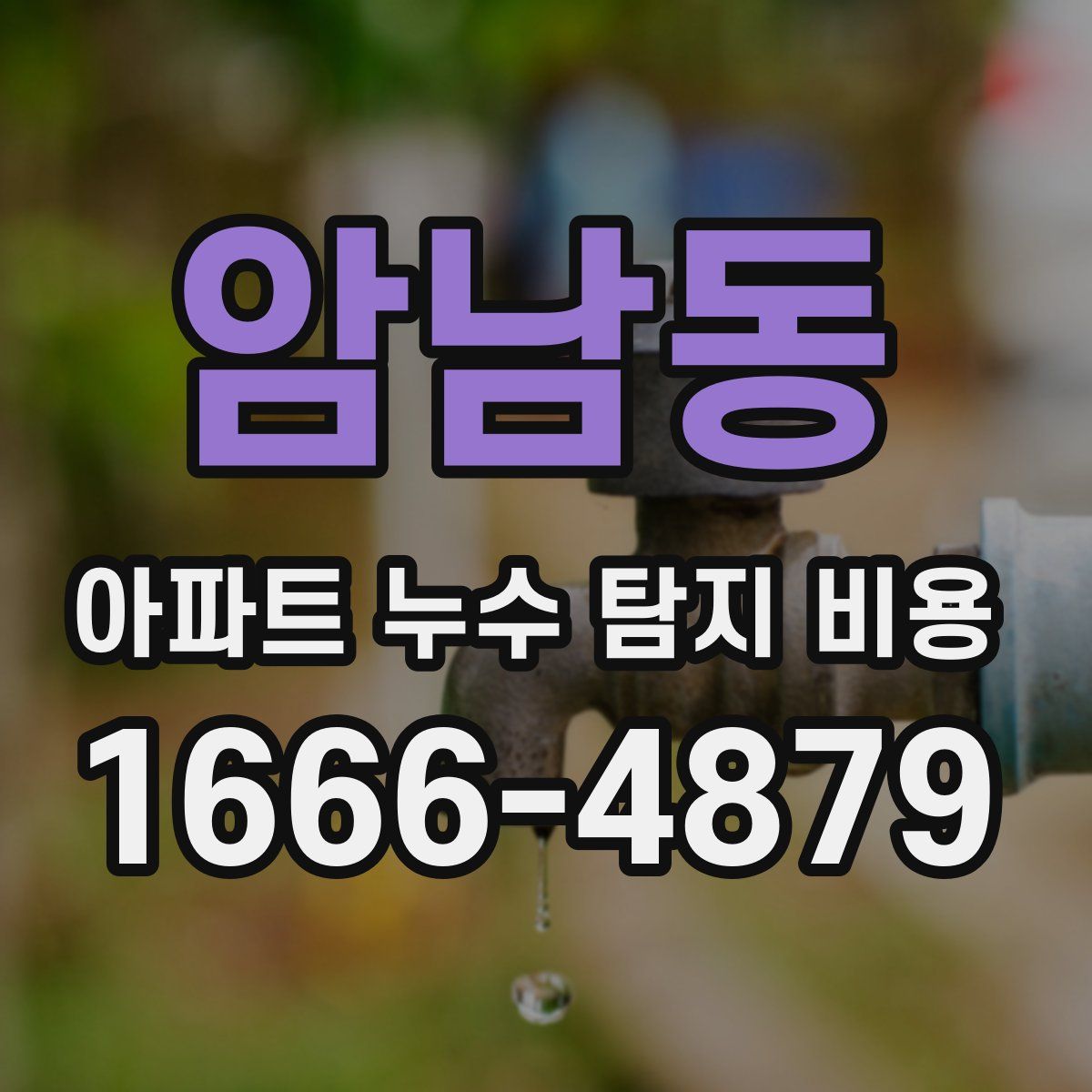 암남동 아파트 누수 탐지 비용