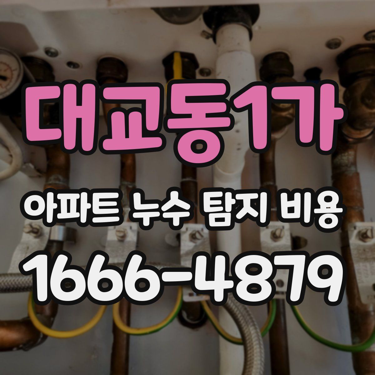 대교동1가 아파트 누수 탐지 비용