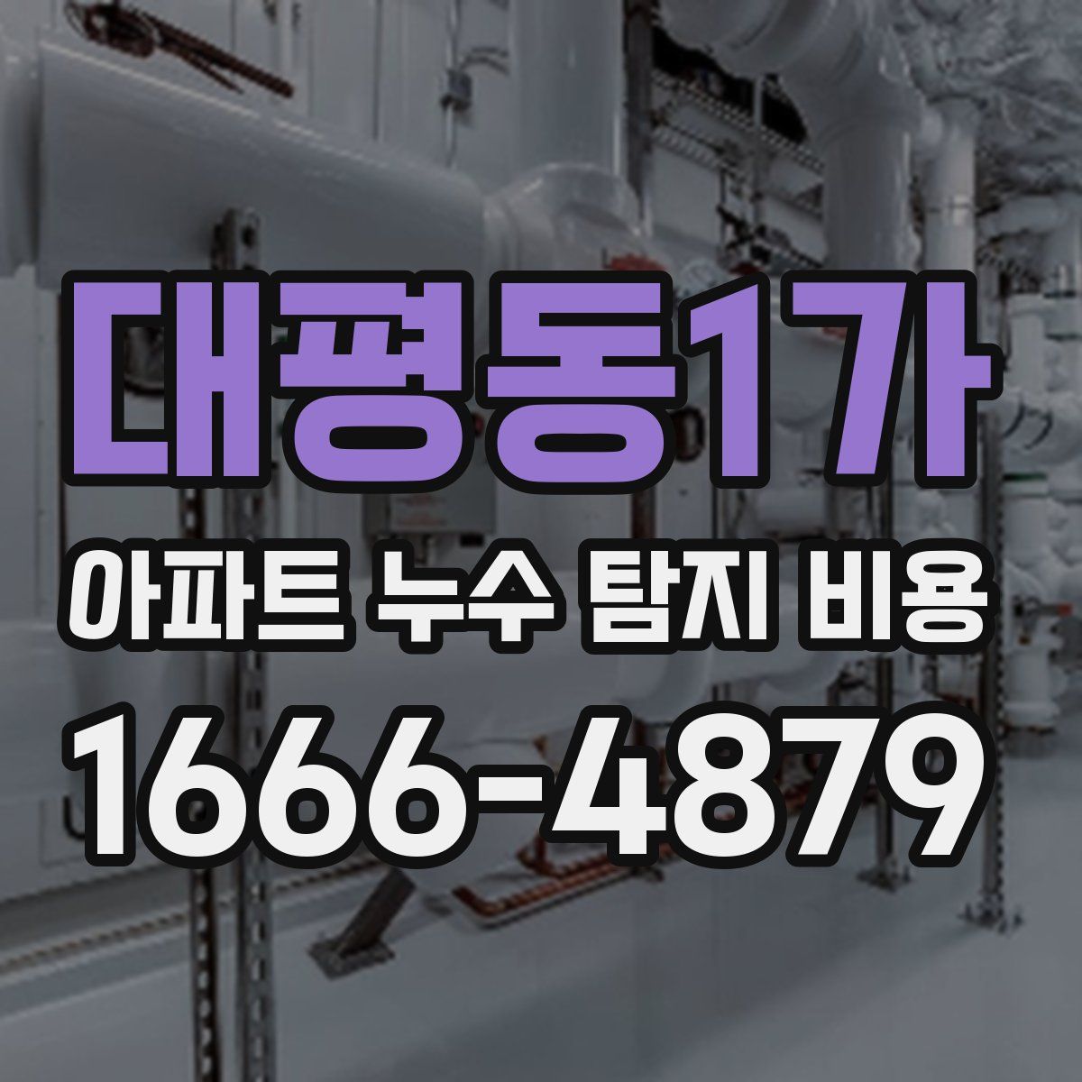 대평동1가 아파트 누수 탐지 비용