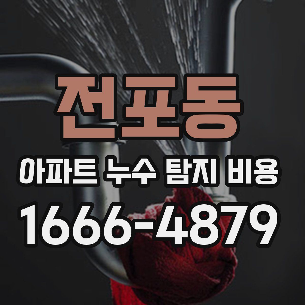 전포동 아파트 누수 탐지 비용