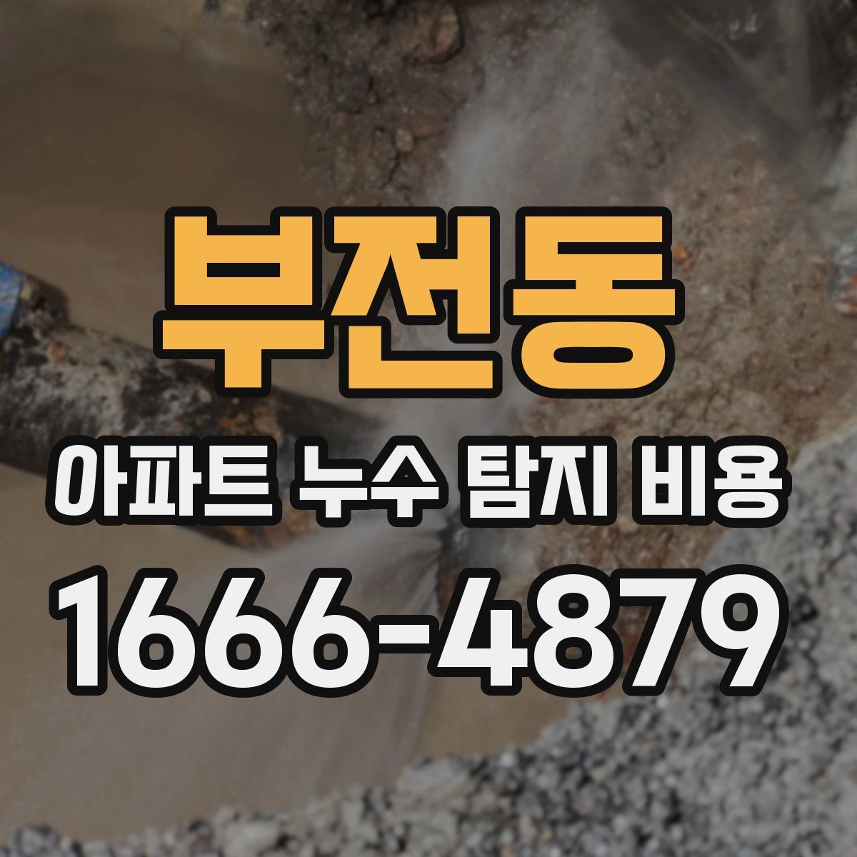 부전동 아파트 누수 탐지 비용