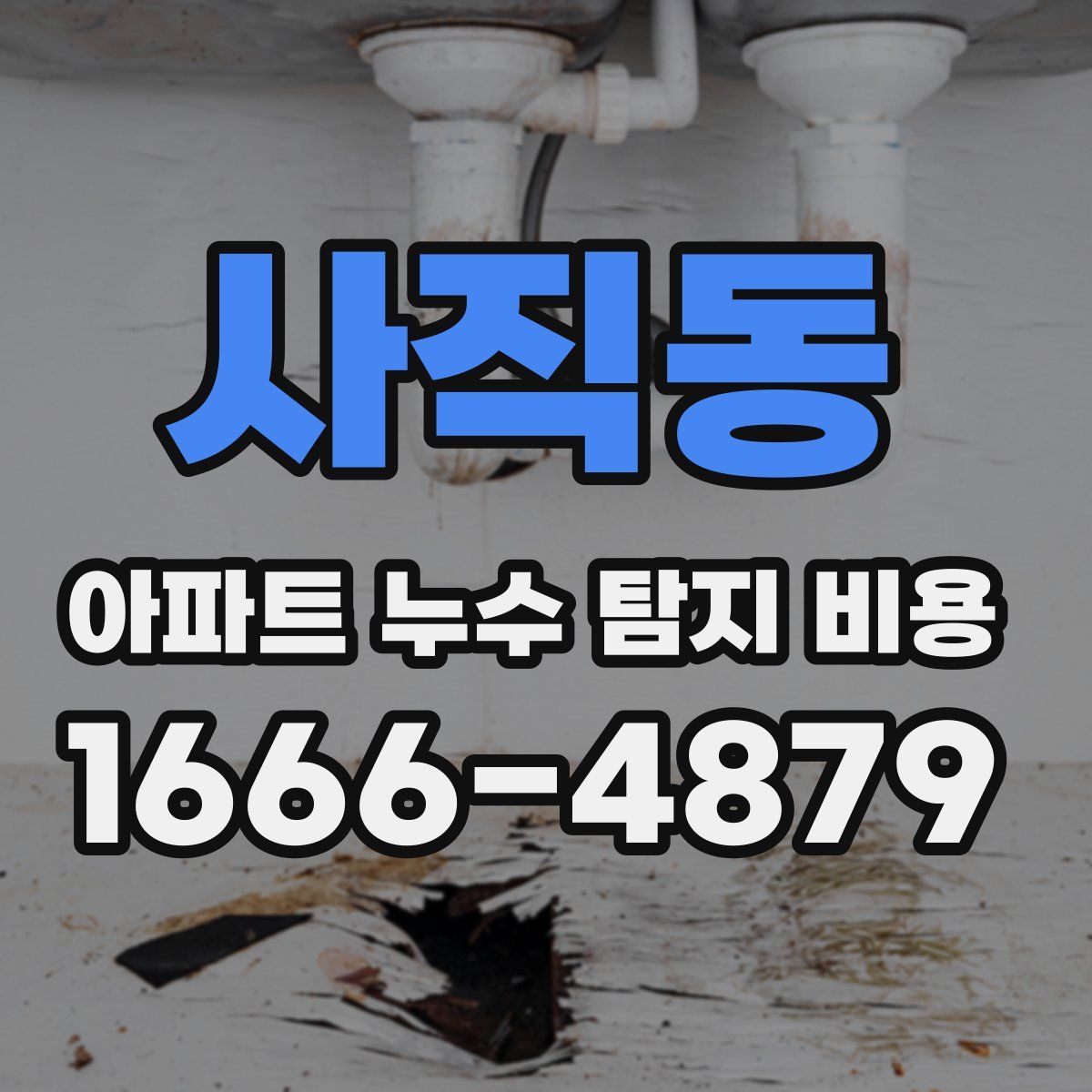 사직동 아파트 누수 탐지 비용