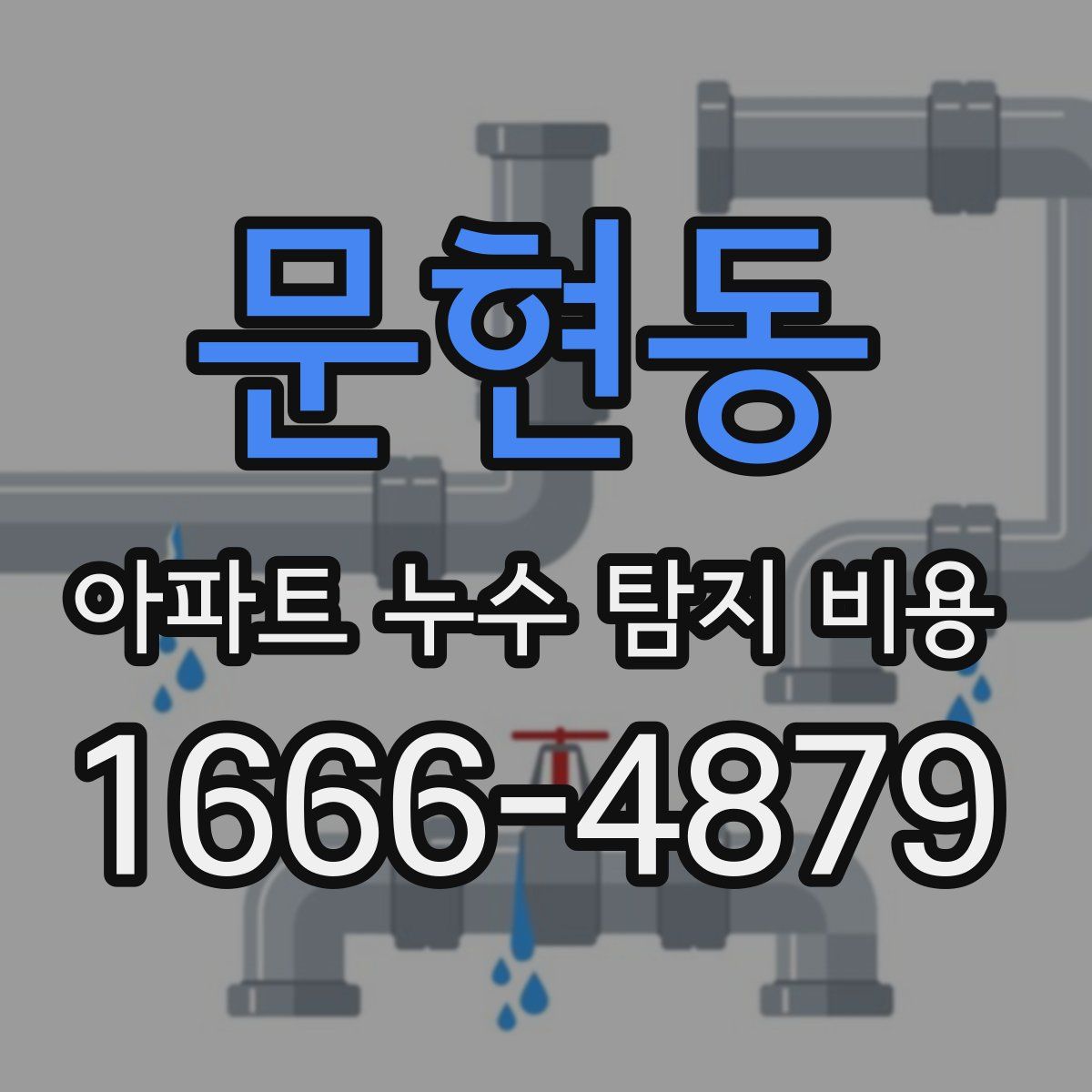 문현동 아파트 누수 탐지 비용