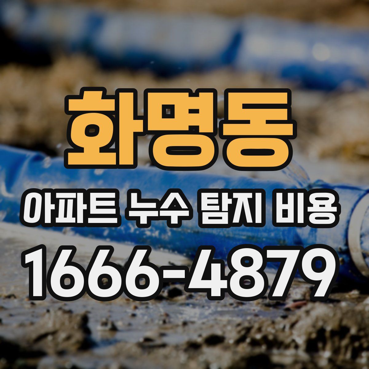 화명동 아파트 누수 탐지 비용