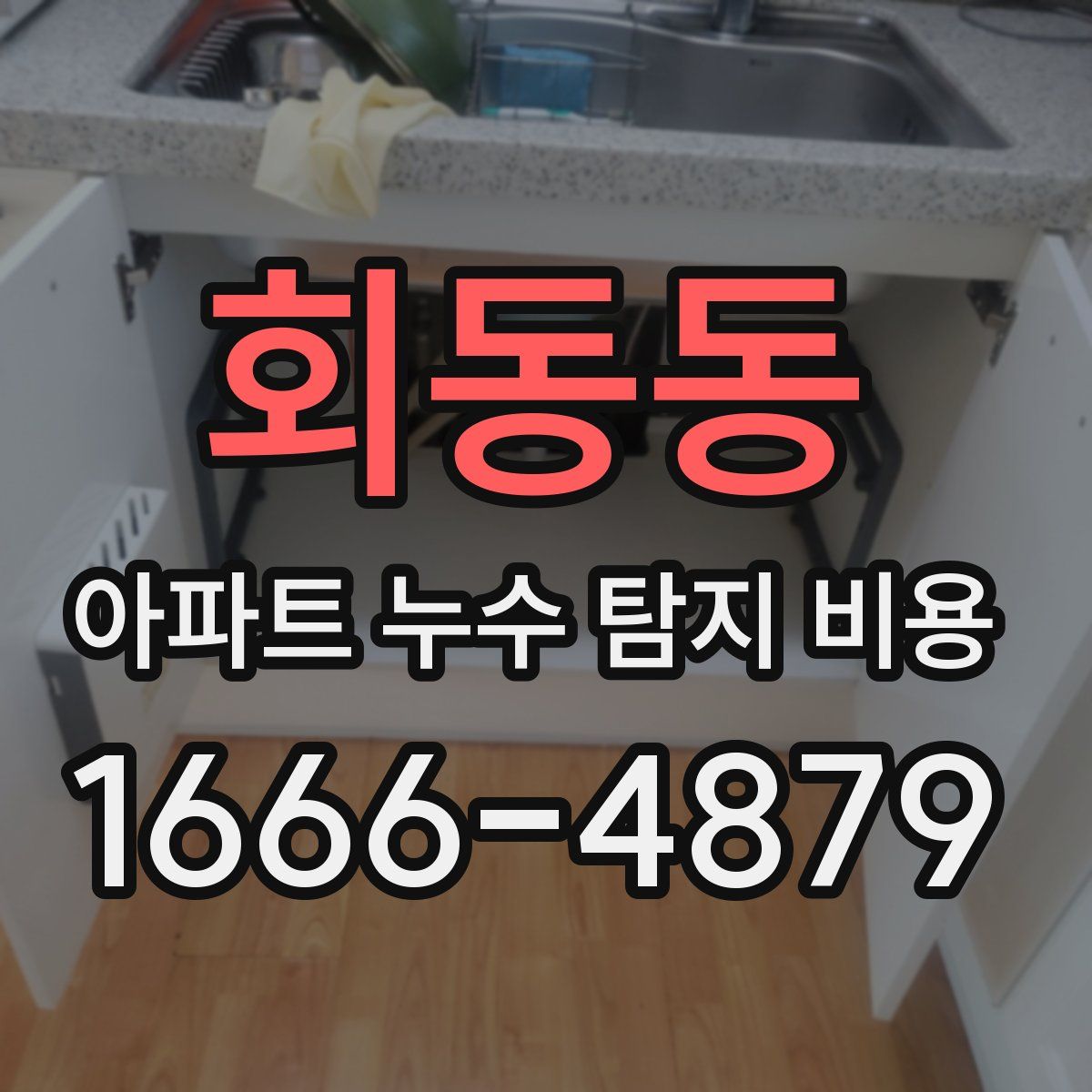 회동동 아파트 누수 탐지 비용