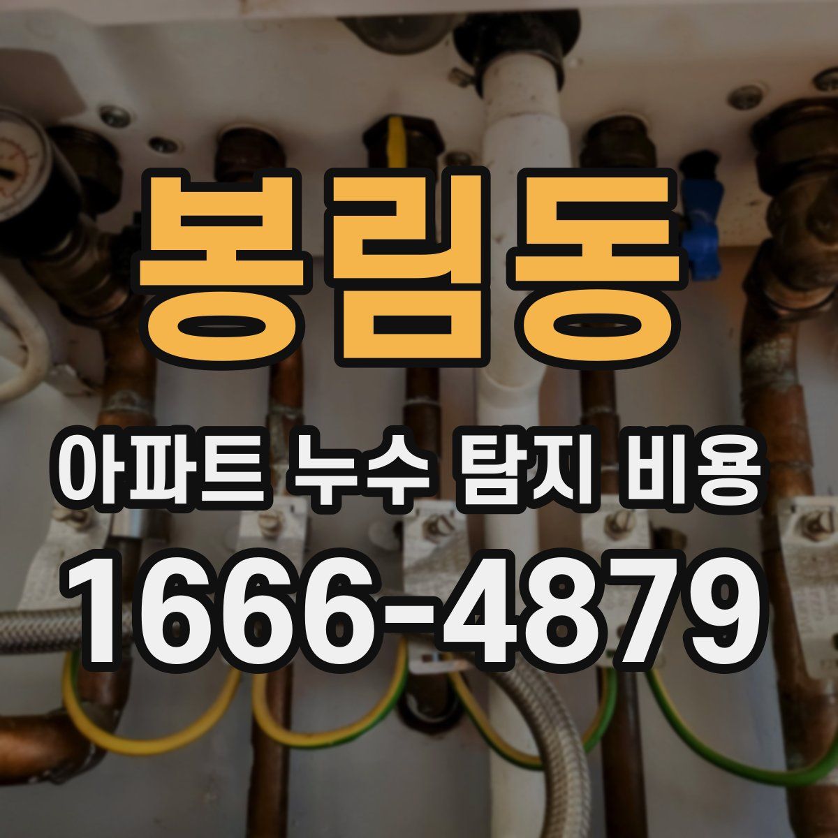 봉림동 아파트 누수 탐지 비용