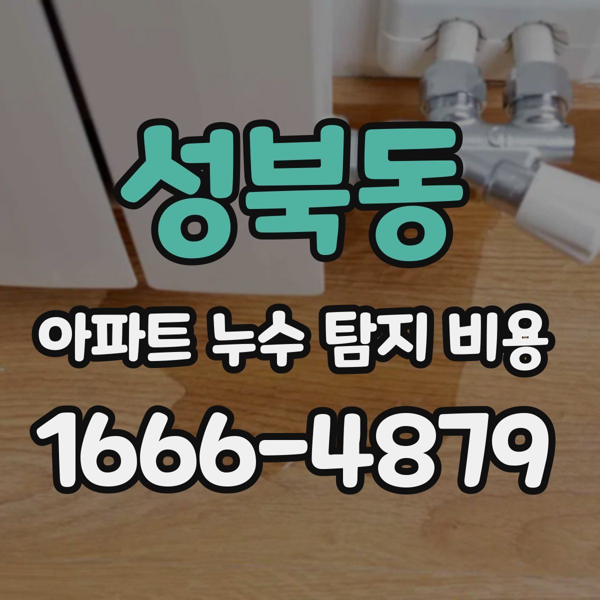 성북동 아파트 누수 탐지 비용