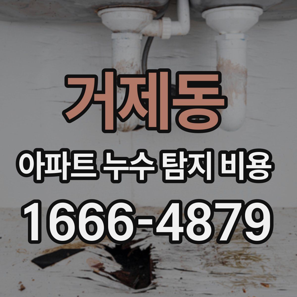 거제동 아파트 누수 탐지 비용