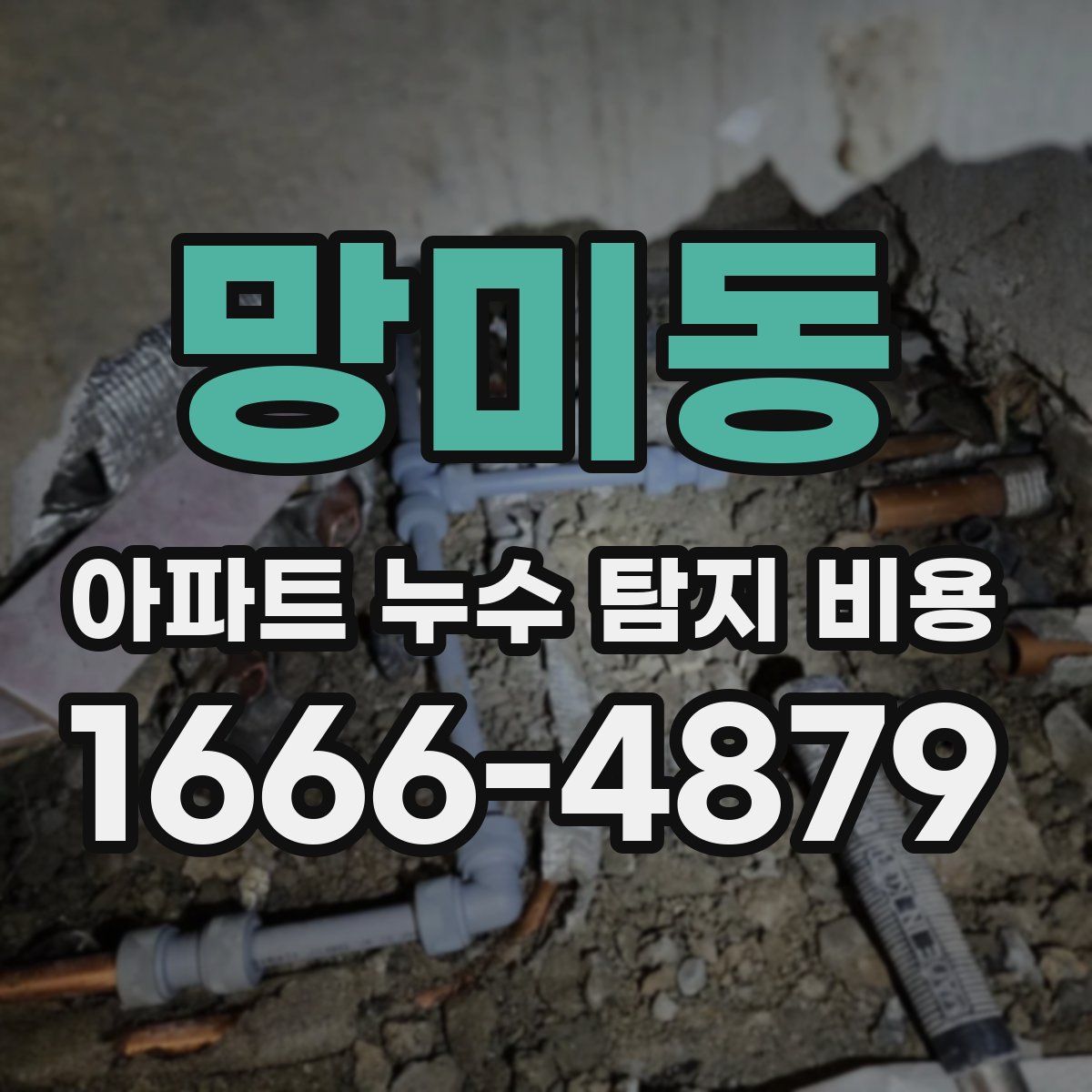 망미동 아파트 누수 탐지 비용