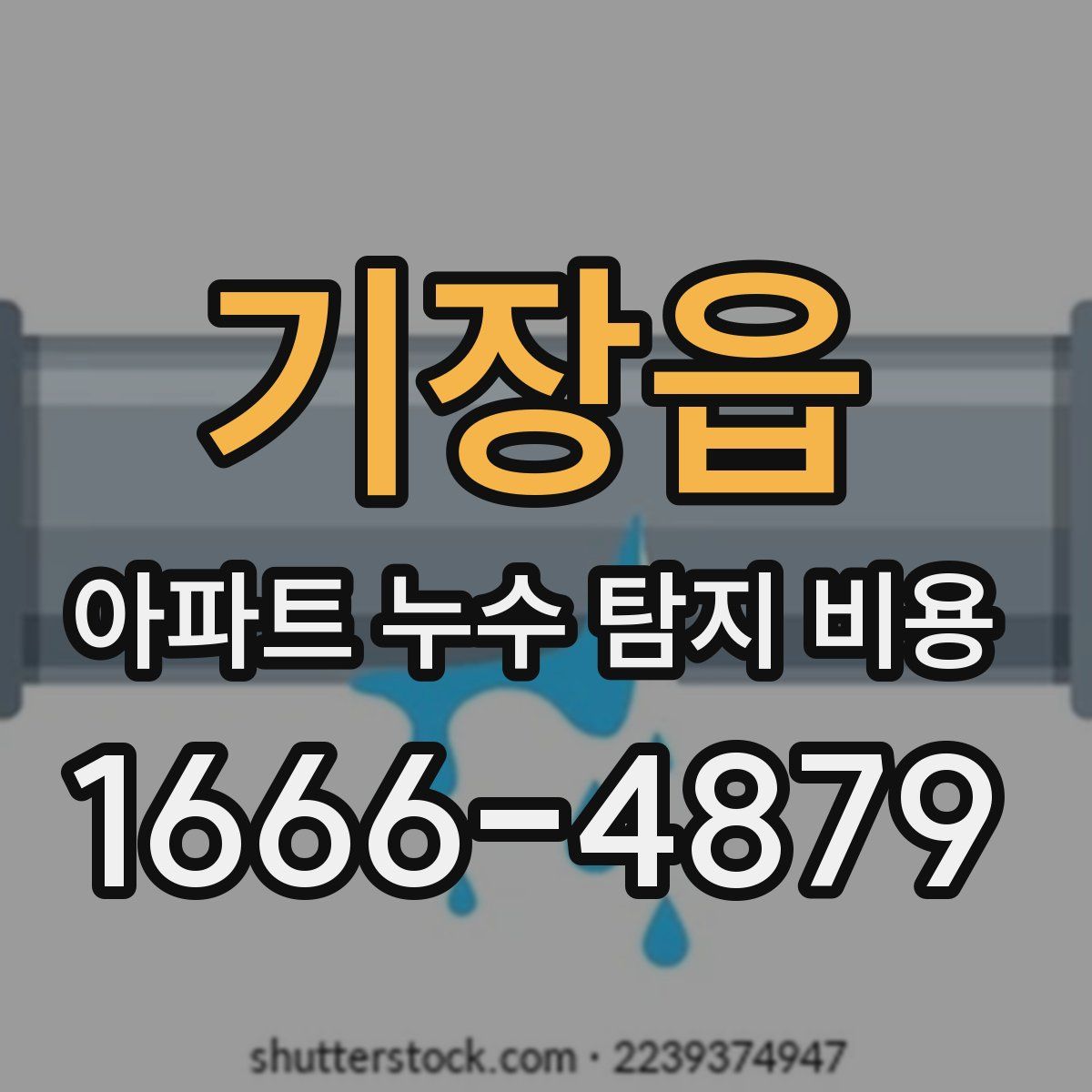 기장읍 아파트 누수 탐지 비용