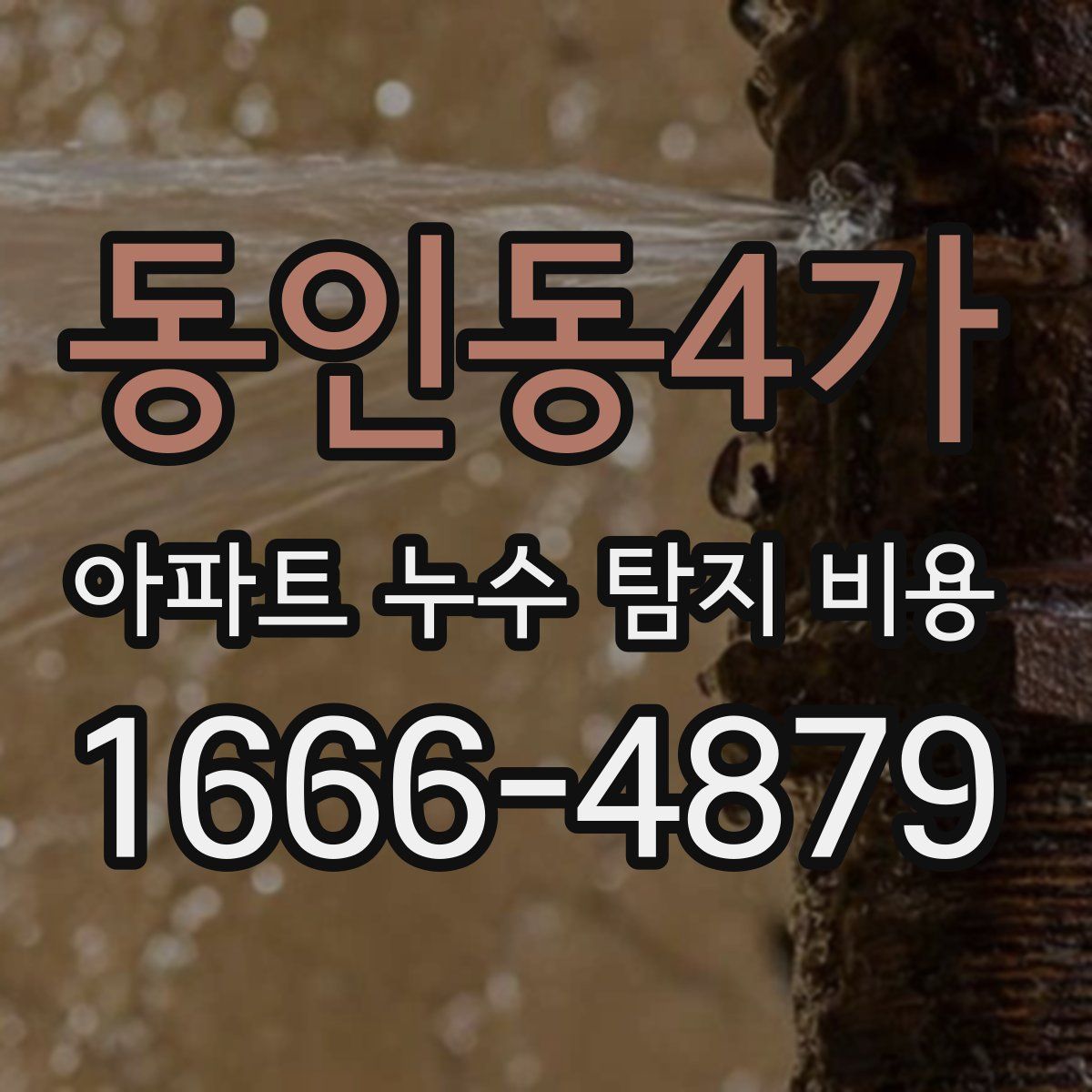 동인동4가 아파트 누수 탐지 비용