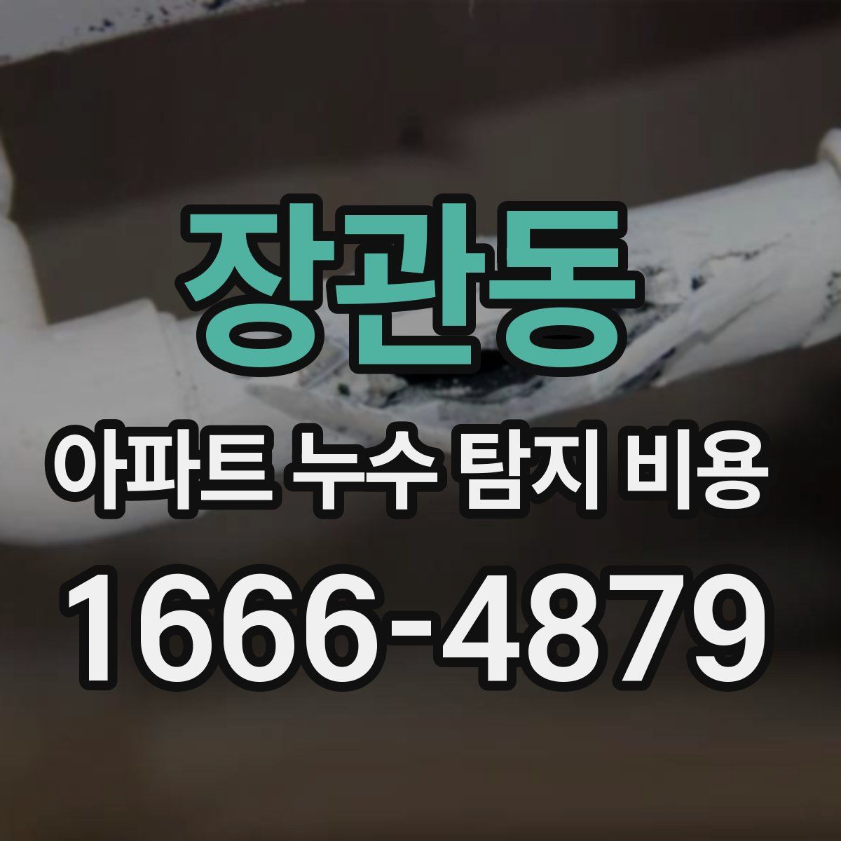 장관동 아파트 누수 탐지 비용