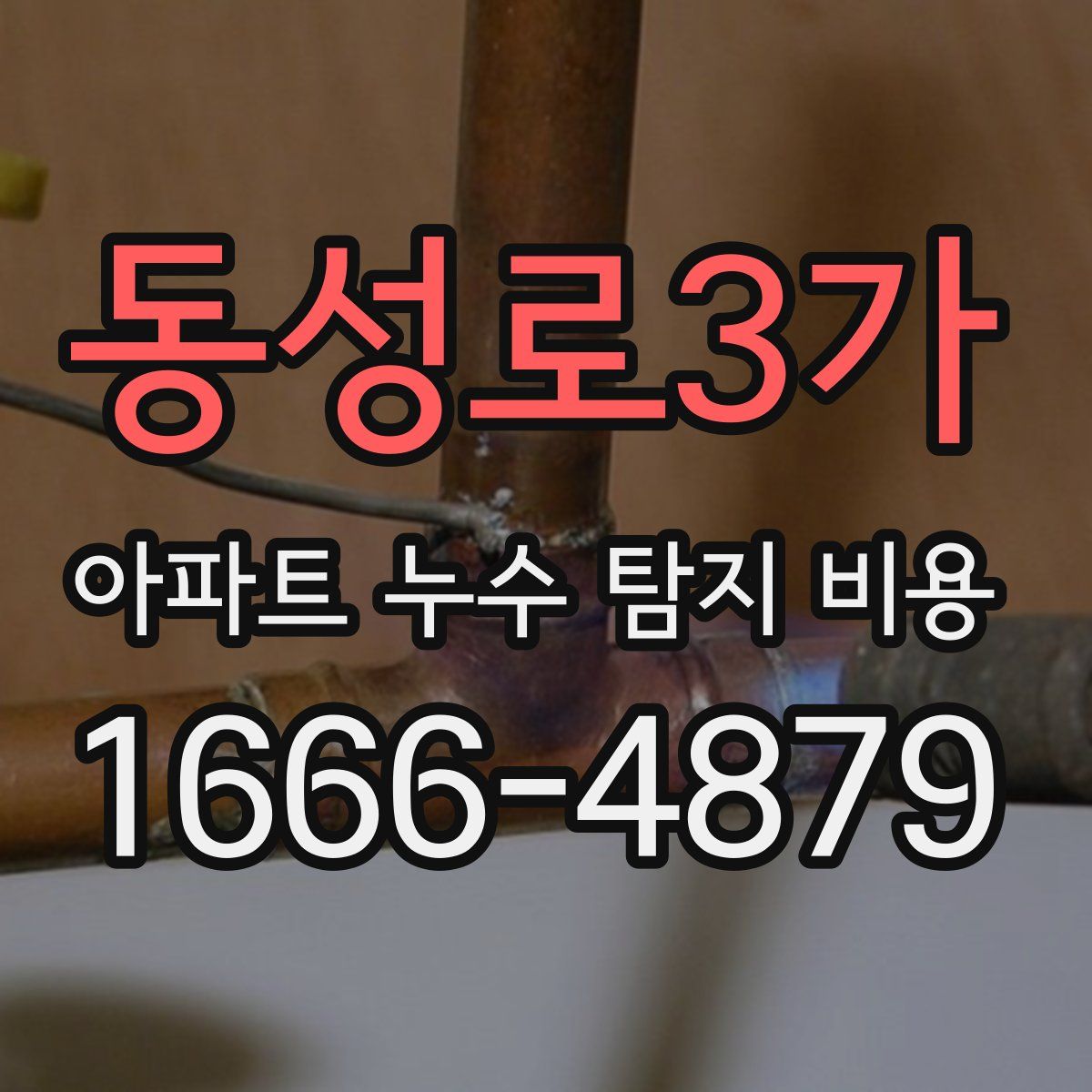 동성로3가 아파트 누수 탐지 비용