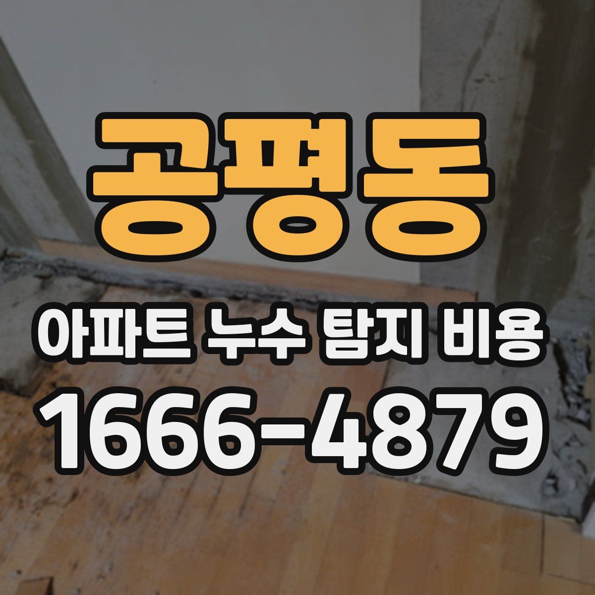 공평동 아파트 누수 탐지 비용