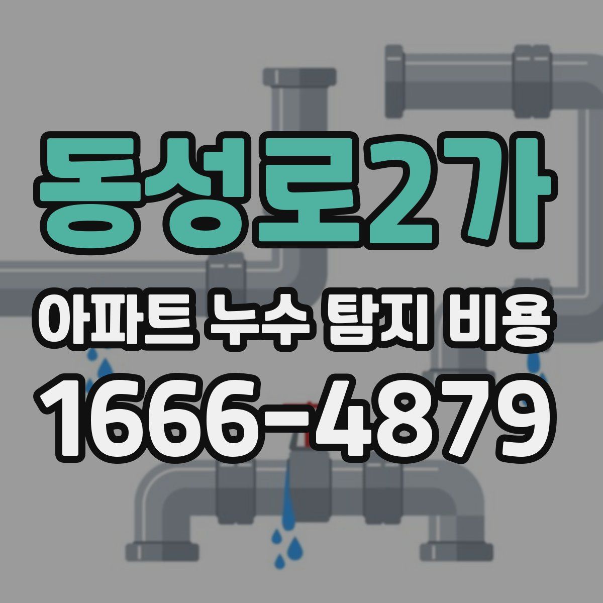 동성로2가 아파트 누수 탐지 비용