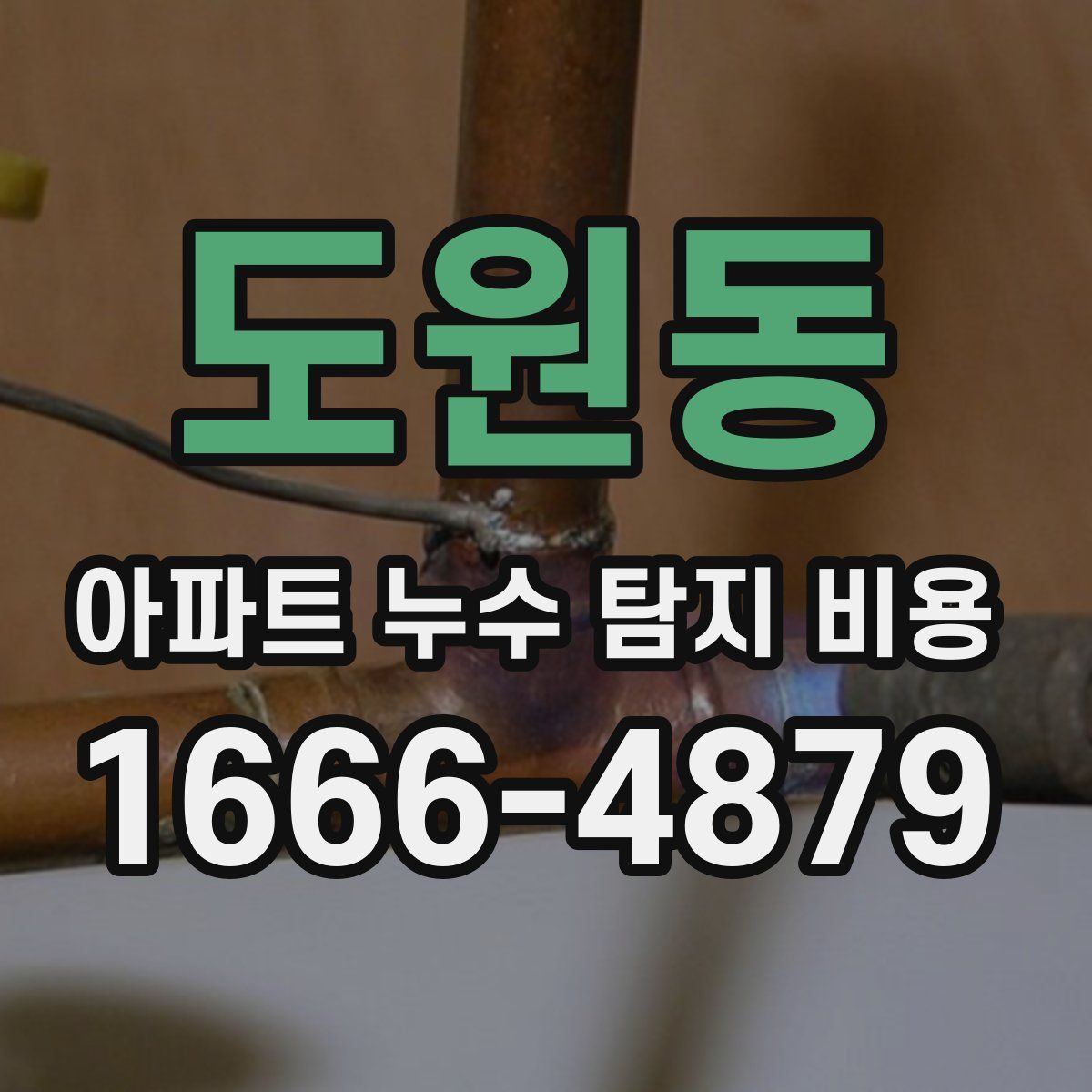 도원동 아파트 누수 탐지 비용
