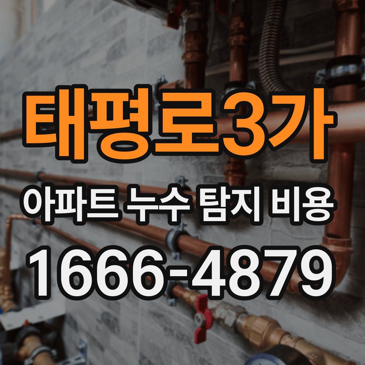 태평로3가 아파트 누수 탐지 비용