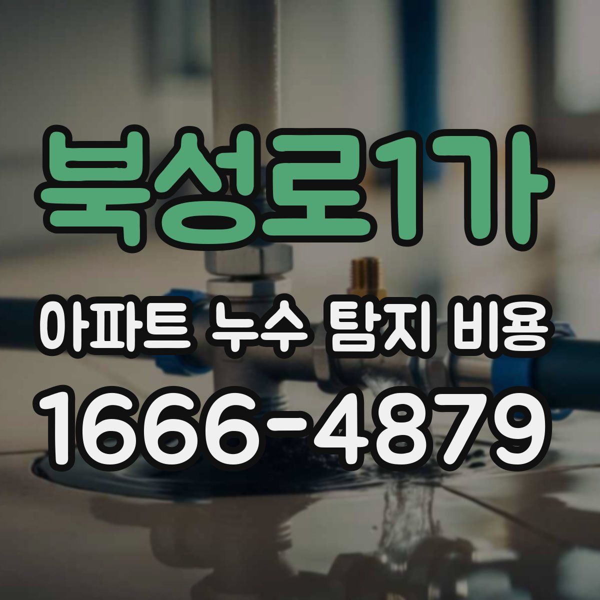 북성로1가 아파트 누수 탐지 비용