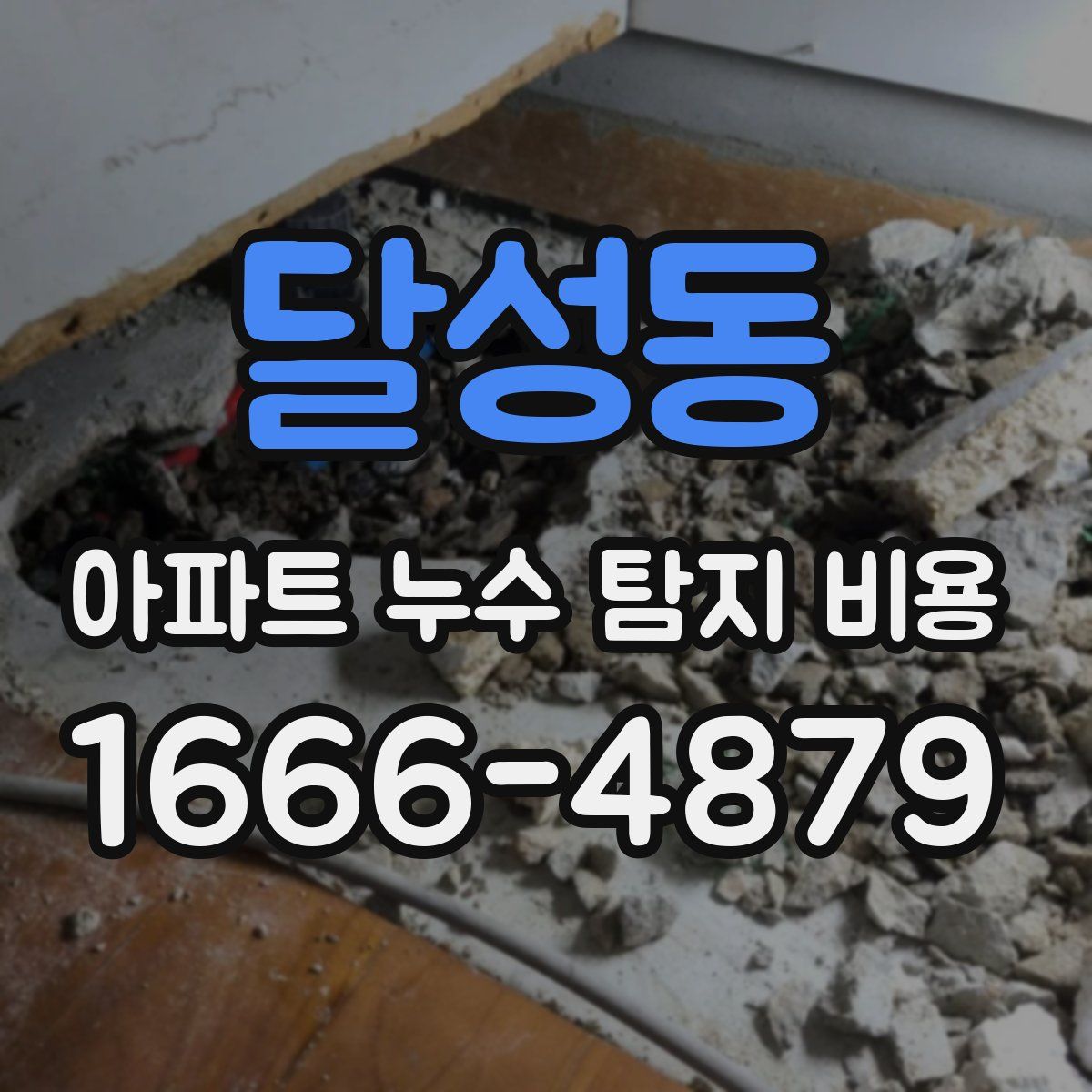 달성동 아파트 누수 탐지 비용