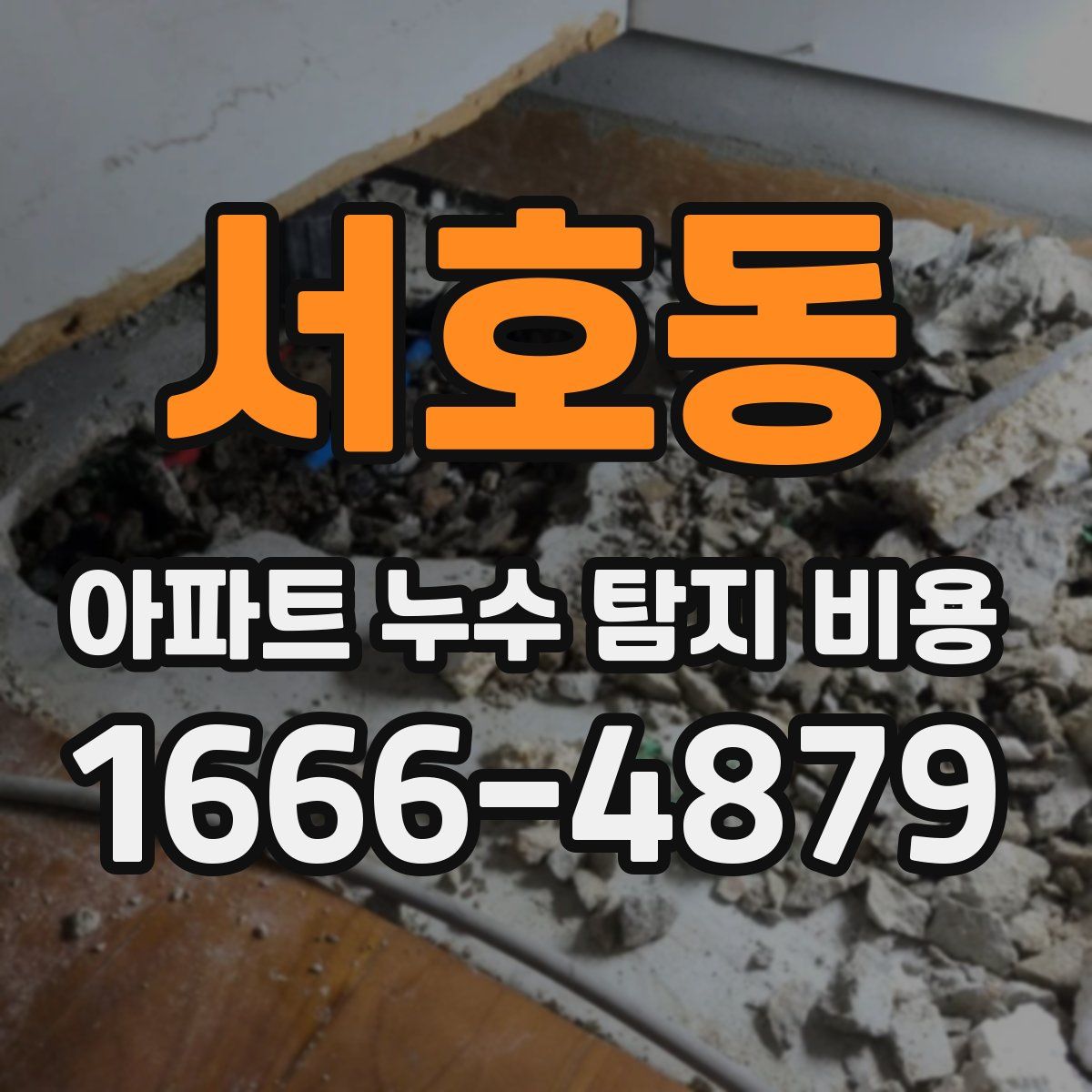 서호동 아파트 누수 탐지 비용