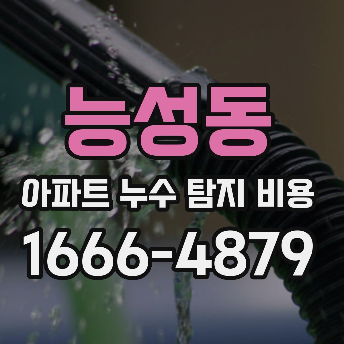 능성동 아파트 누수 탐지 비용