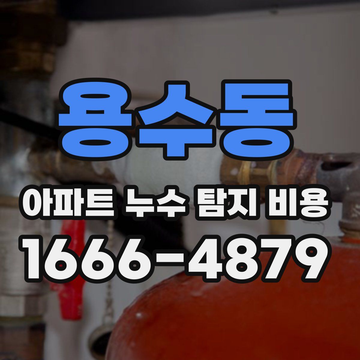 용수동 아파트 누수 탐지 비용