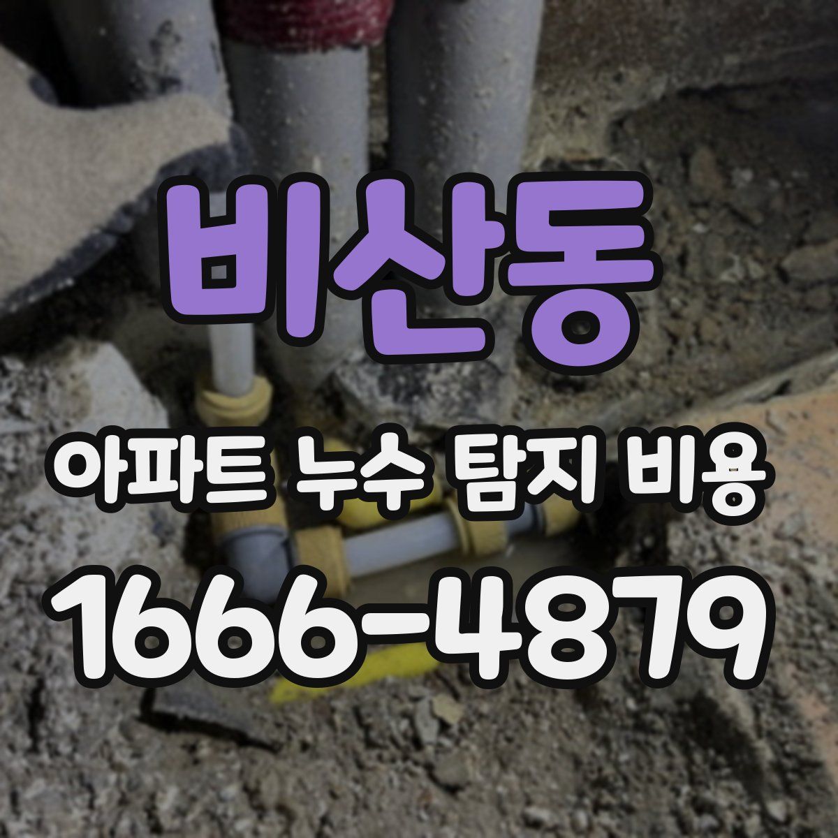 비산동 아파트 누수 탐지 비용