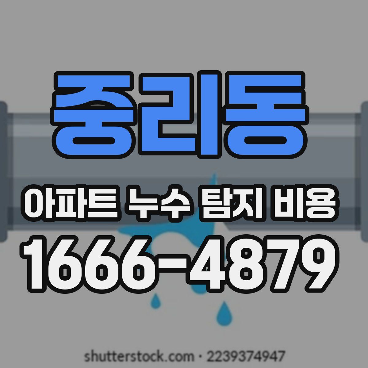 중리동 아파트 누수 탐지 비용