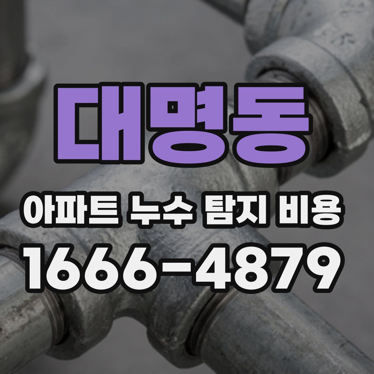 대명동 아파트 누수 탐지 비용