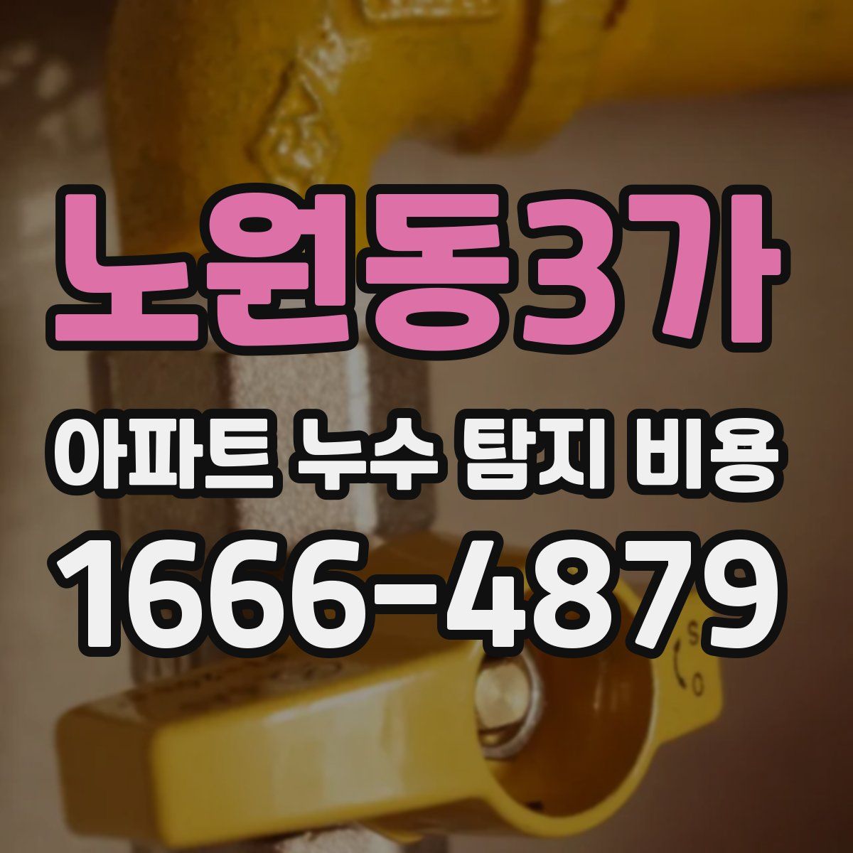 노원동3가 아파트 누수 탐지 비용