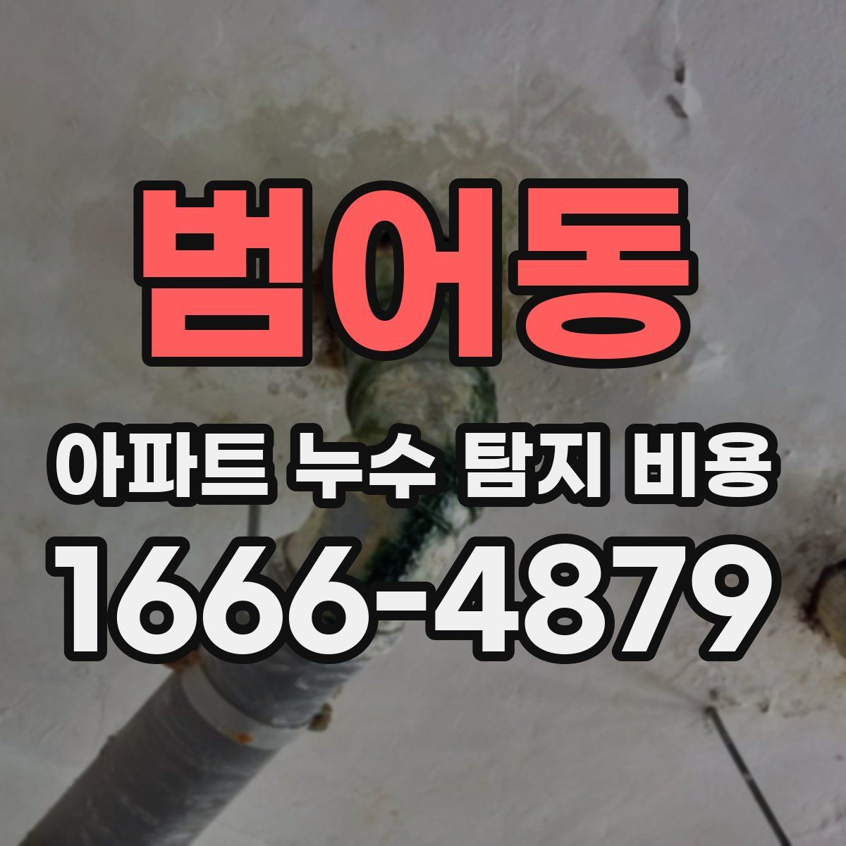 범어동 아파트 누수 탐지 비용