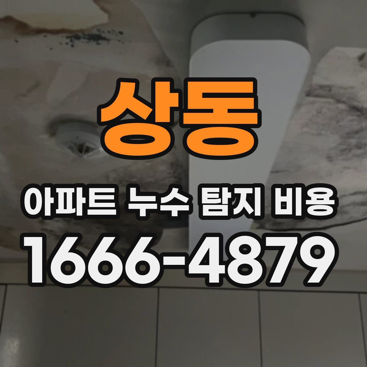 상동 아파트 누수 탐지 비용