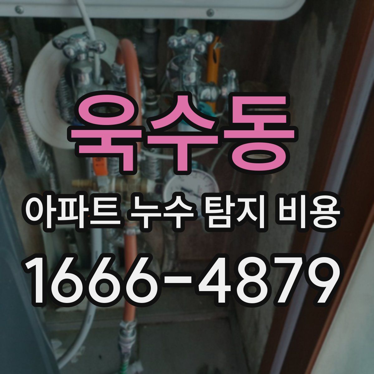 욱수동 아파트 누수 탐지 비용