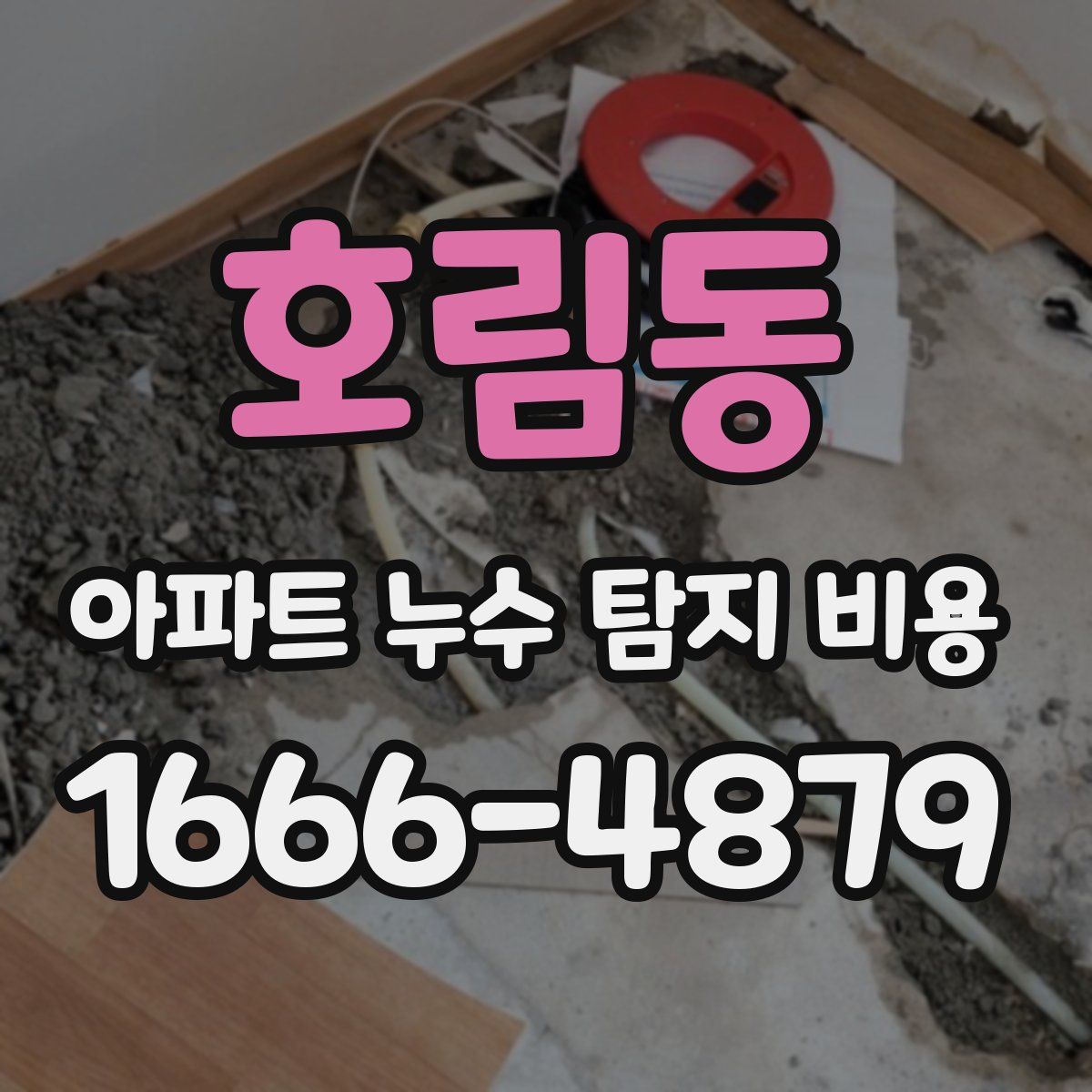 호림동 아파트 누수 탐지 비용