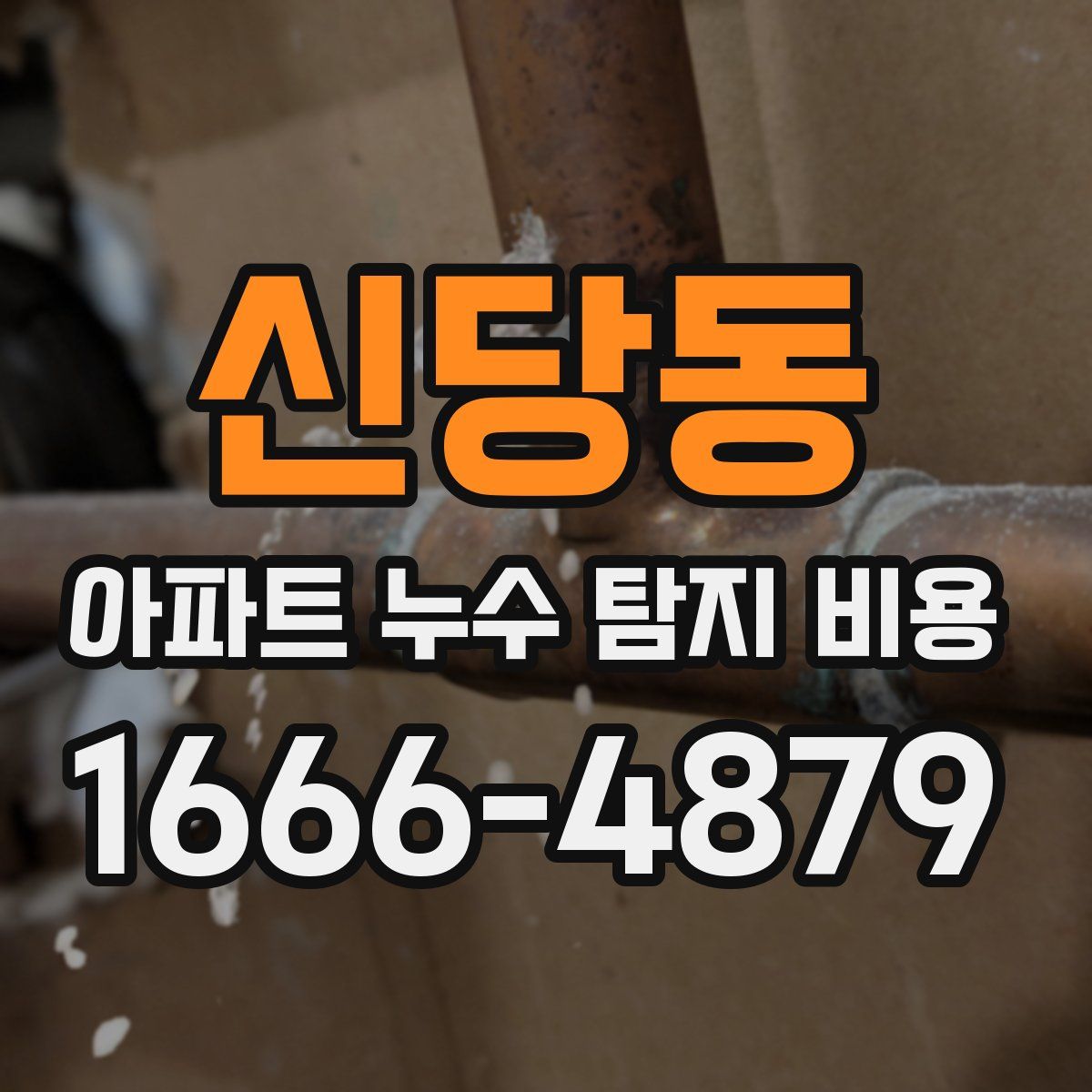 신당동 아파트 누수 탐지 비용