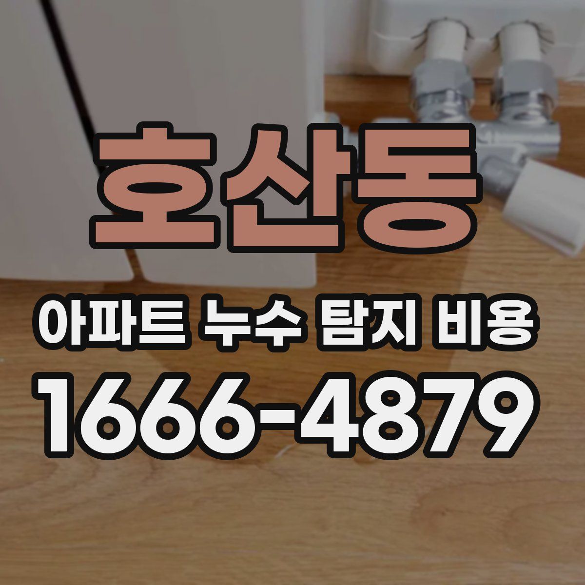 호산동 아파트 누수 탐지 비용